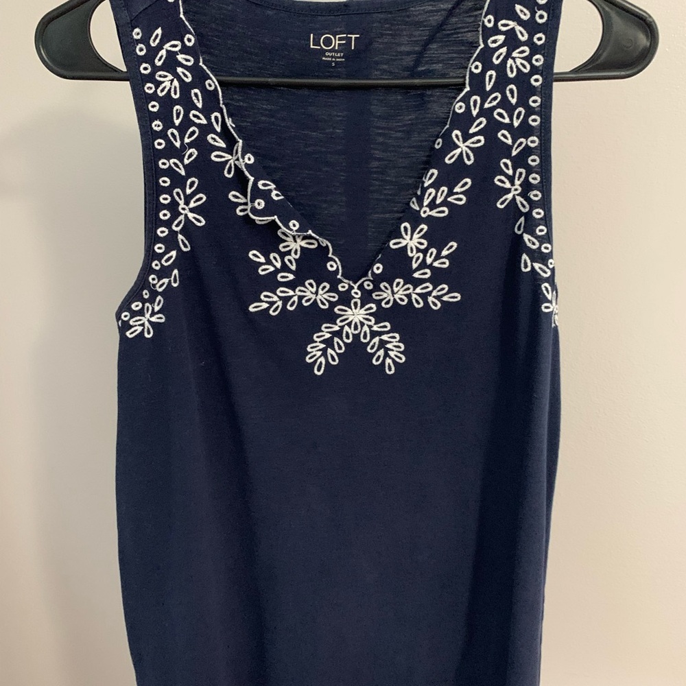 Loft Embroidered Tank - Picture 3 of 16